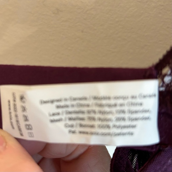 KNIX Sz XL Lace Deep V Padded No Underwire Bralette Bra NEW WITH TAGS. - Picture 9 of 10